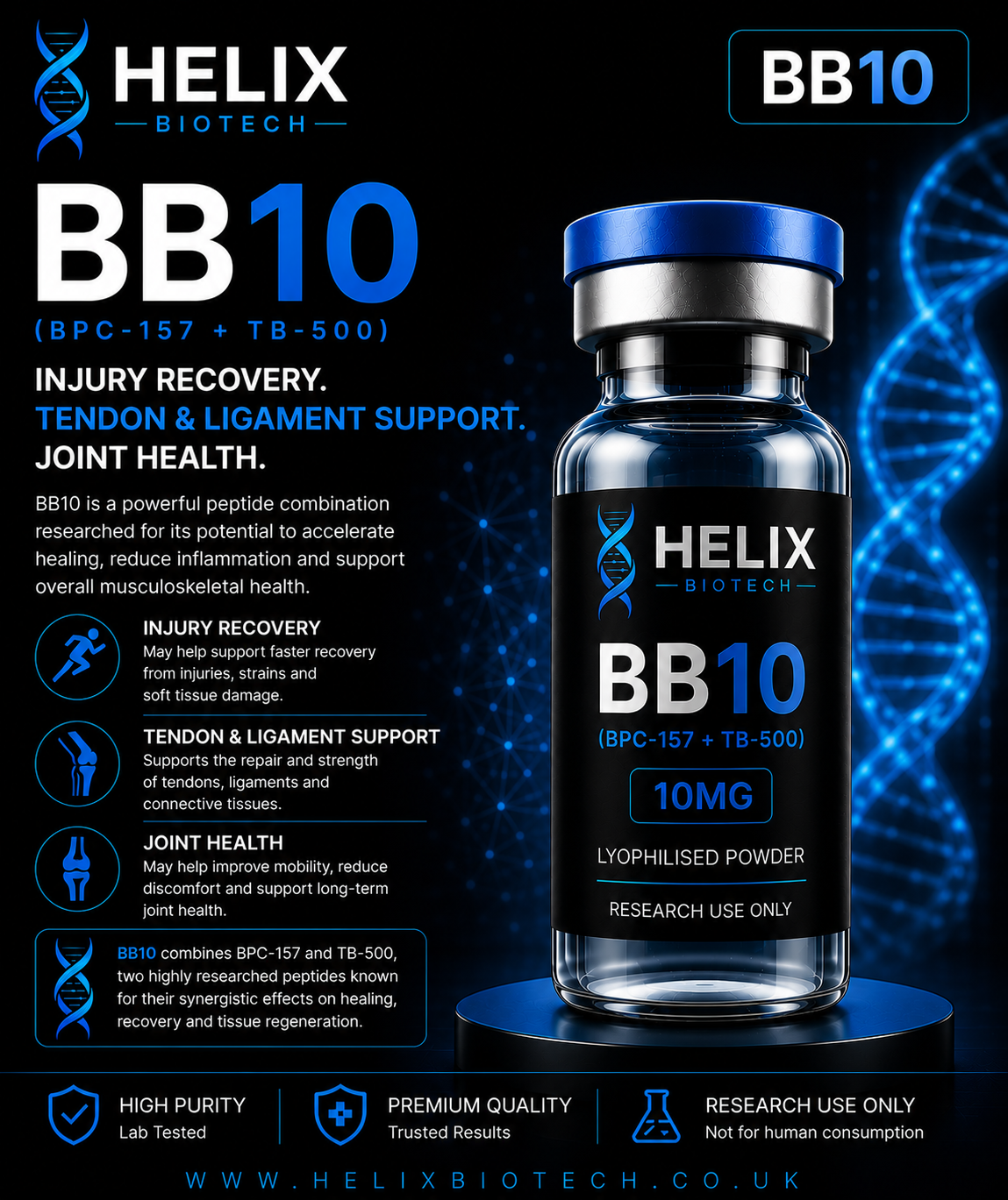 BB10 — BPC-157 + TB-500 Blend