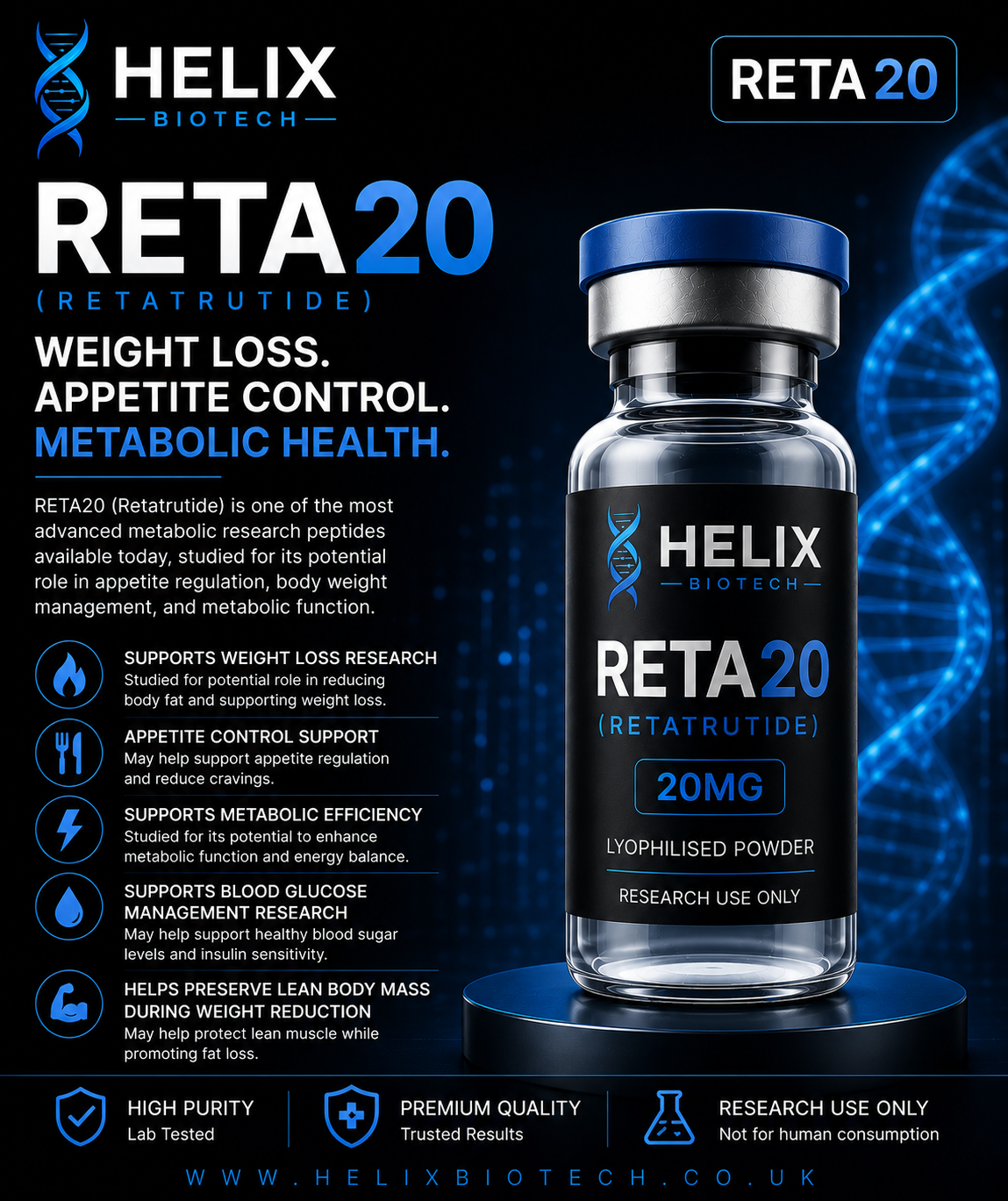 RETA20 — Retatrutide 20mg